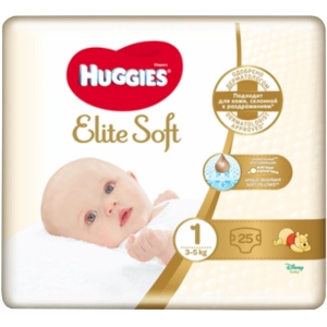 Pañales Huggies Elite Soft 1 / 25 pcs