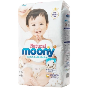 Pañales Moony Natural Diapers M / 48 pcs