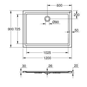 Grohe 39308 130x90