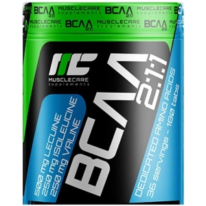 Aminoácidos Muscle Care BCAA 2-1-1 180 tab