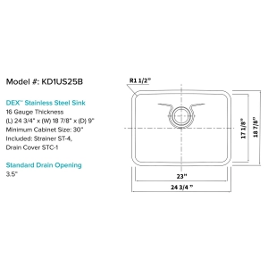 Kraus KD1US25B