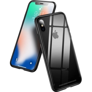 BASEUS See-through Glass Case for iPhone Xs Max