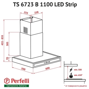 Perfelli TS 6723 B 1100 BL LED Strip