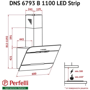 Perfelli DNS 6793 B 1100 BL LED Strip