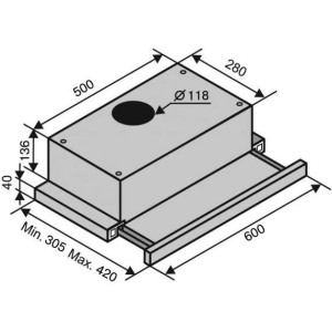 VENTOLUX Garda 60 IVG 750 SMD LED