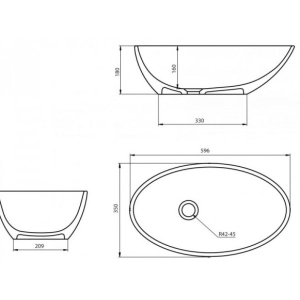 Lavabo Marmorin Cleo 60 PU307020596