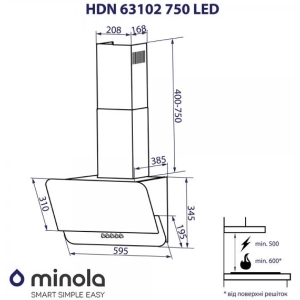 Minola HDN 63102 BL 750 LED