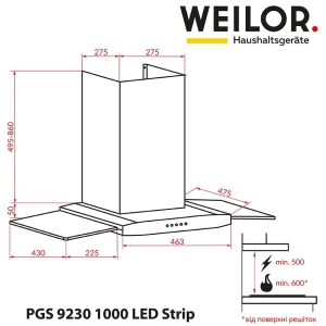 Weilor PGS 9230 IG 1000 LED Strip