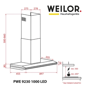 Weilor PWE 9230 SS 1000 LED