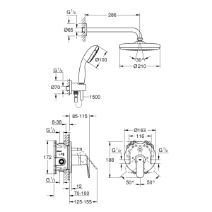 Grohe Eurosmart Cosmopolitan 25183001