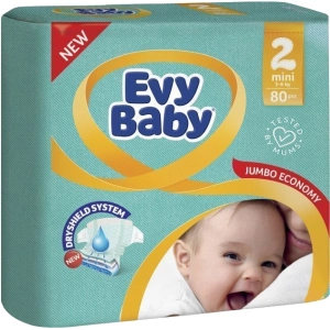 Pañales Evy Baby Diapers 2 / 80 pcs