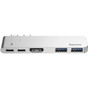 Lector de tarjetas / USB-hub BASEUS Thunderbolt C+ Dual Type-C to USB3.0/HDMI/Type- C