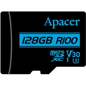 Tarjeta de memoria Apacer microSDXC R100 UHS-I U3 Class 10 128Gb