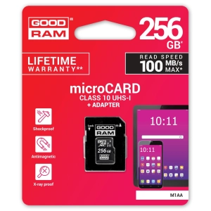 GOODRAM microSDXC 100 Mb/s Class 10