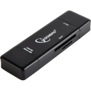 Lector de tarjetas/USB-concentrador Gembird UHB-CR3IN1-01