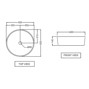 Lavabo Jaquar Opal 42