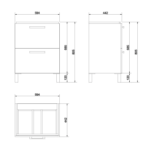 Cersanit Melar Como 60 S614-010