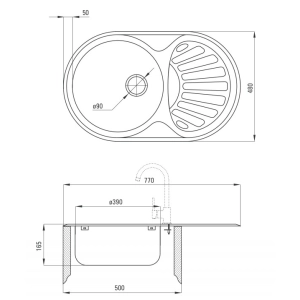 Deante Twist ZEU 011B