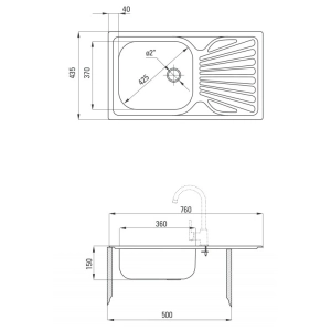 Deante Techno ZMU 3110