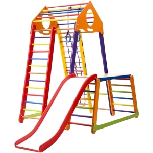 Patio de juegos SportBaby BambinoWood Color Plus 1-1