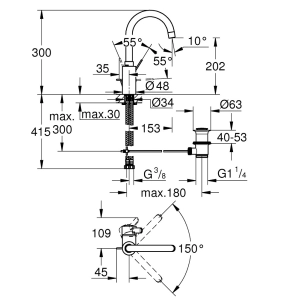 Grohe Eurosmart Cosmopolitan 32830001