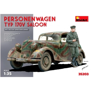 Montaje modelo MiniArt Personenwagen Typ 170V Saloon (1:35)