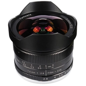 Lente 7Artisans 7,5 mm f/2,8 Fisheye