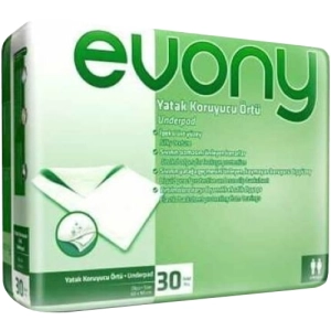 Pañales EVONY Underpads 60x90/30 pcs