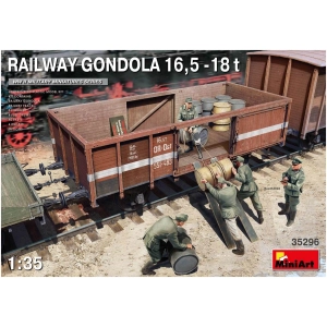 Modelo de montaje MiniArt Railway Gondola 16,5-18T (1:35)