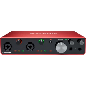 DAC Focusrite Scarlett 8i6 3º Gen