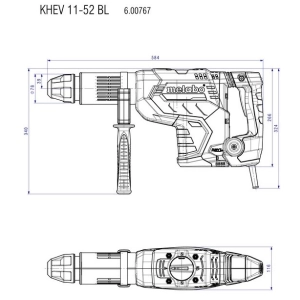 Metabo KHEV 11-52 BL 600767500