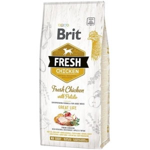 Comida para perros Brit Fresh Chicken with Potato Adult Great Life 12 kg