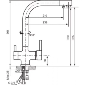 Mezclador Koller Pool Design Plus DS 0200