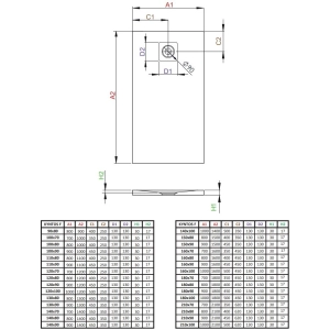 Radaway Kyntos F HKF15090