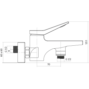 Cersanit Cromo S951-011