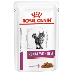 Comida para gatos Royal Canin Renal Beef Pouch 1,02 kg