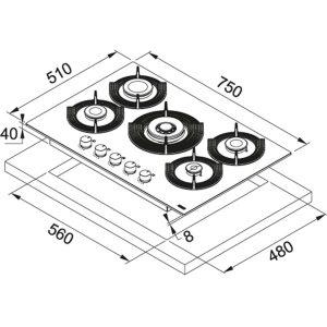 Franke FHMF 755 4G DC C OY