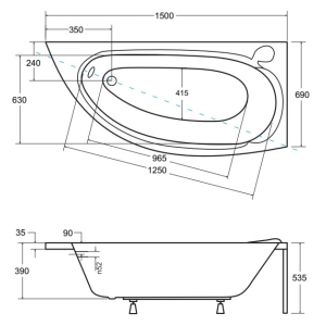 Besco Mini 150x70