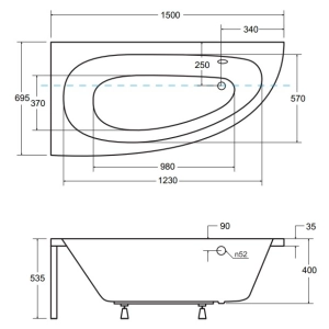 Besco Milena 150x70