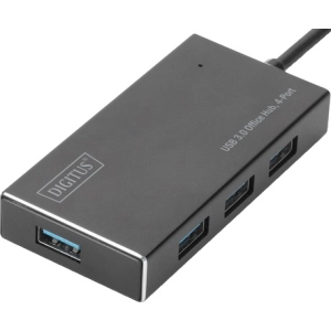 Lector de tarjetas / USB-hub Digitus DA-70240-1