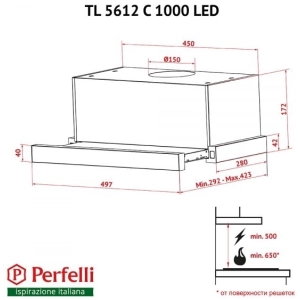 Perfelli TL 5612 C S/I 1000 LED