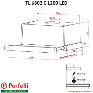 Perfelli TL 6802 C S/I 1200 LED