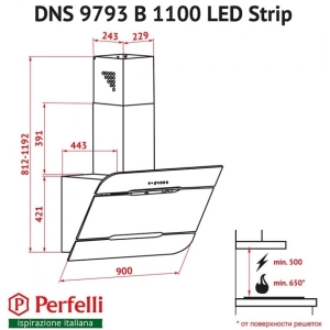 Perfelli DNS 9793 B 1100 BL LED Strip