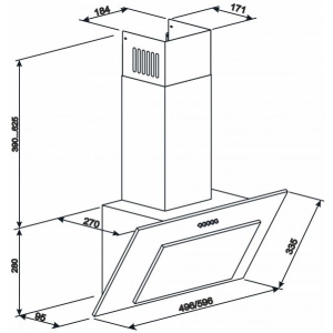 ELEYUS Vertical 470 50 BL