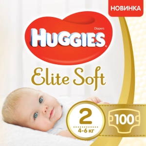 Pañales Huggies Elite Soft 2 / 100 pcs