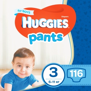 Pañales Huggies Pants Boy 3 / 116 pcs