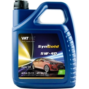 Aceite de motor VatOil SynGold 5W-40 5L