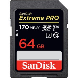 Tarjeta de memoria SanDisk Extreme Pro V30 SDXC UHS-I U3 64Gb