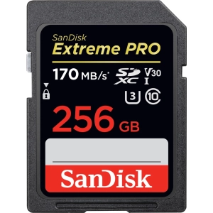 Tarjeta de memoria SanDisk Extreme Pro V30 SDXC UHS-I U3 256Gb