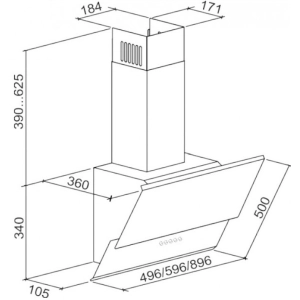 ELEYUS Vertical 470 60 WH